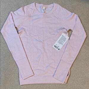 Lululemon Rest Less Pullover    Blissful Pink   Size 6.  NWT
